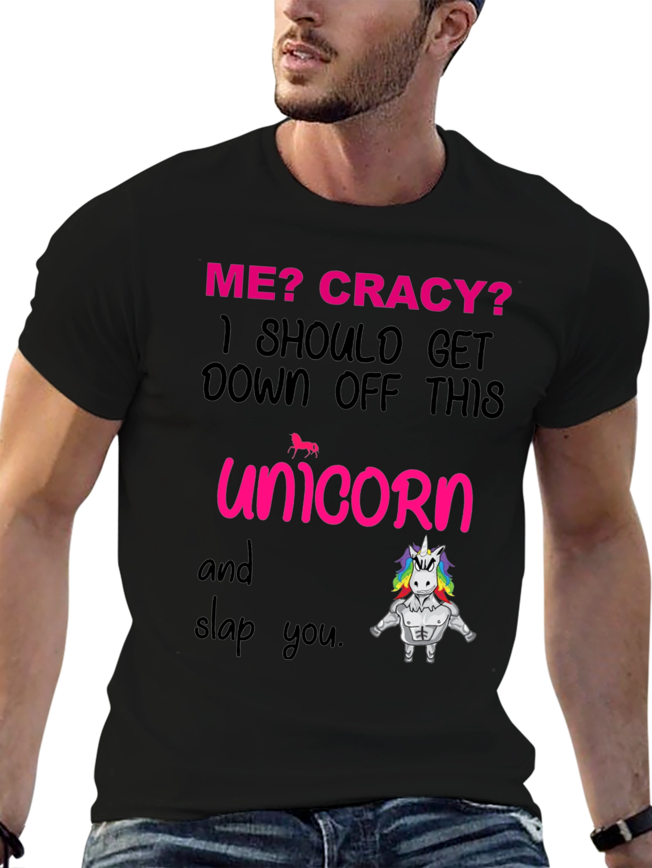 Funny Unicorn Slap T-Shirt