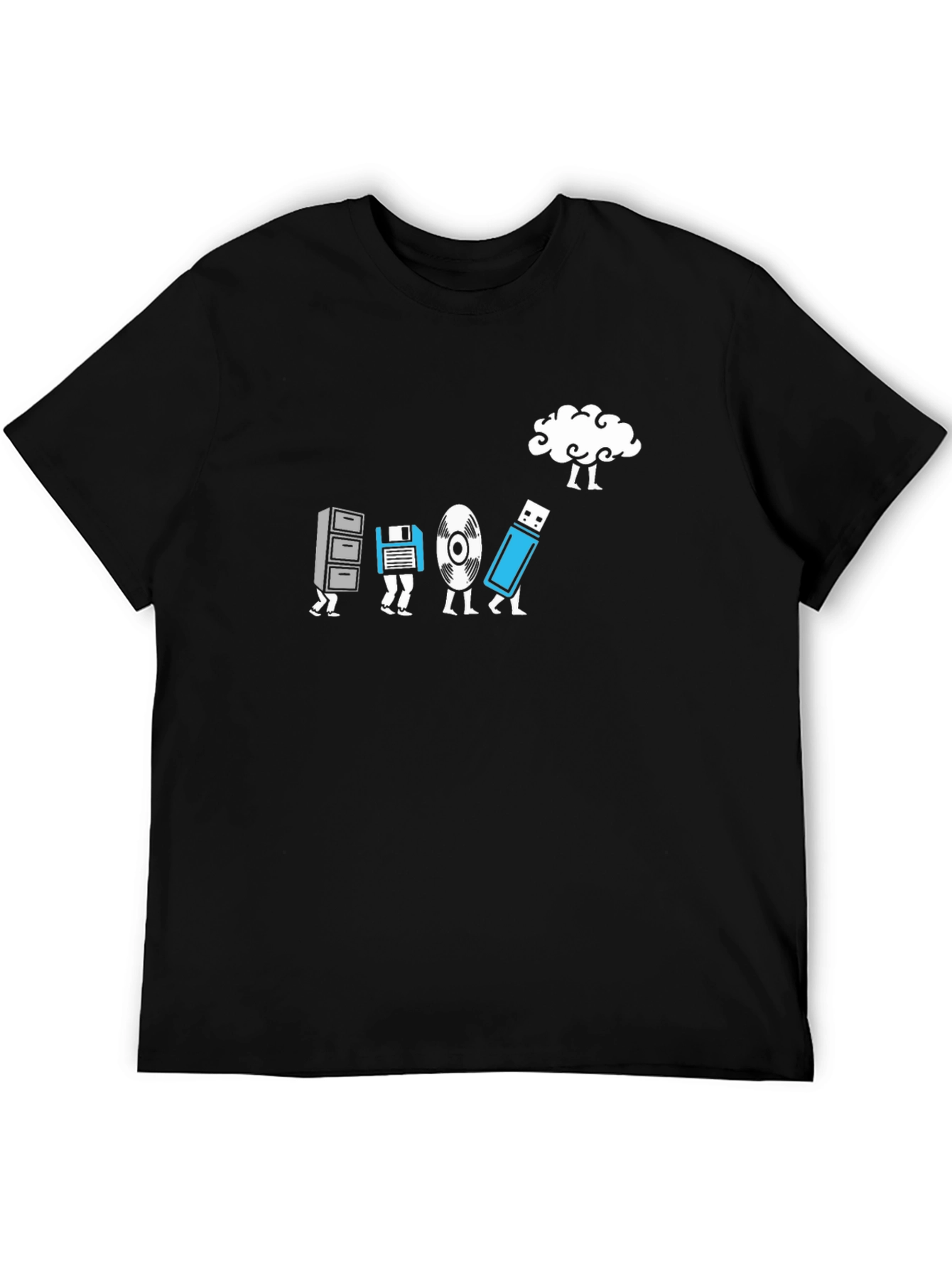 Evolution of Storage Funny Techie T-Shirt