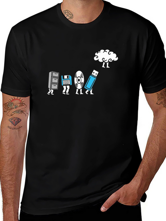 Evolution of Storage Funny Techie T-Shirt