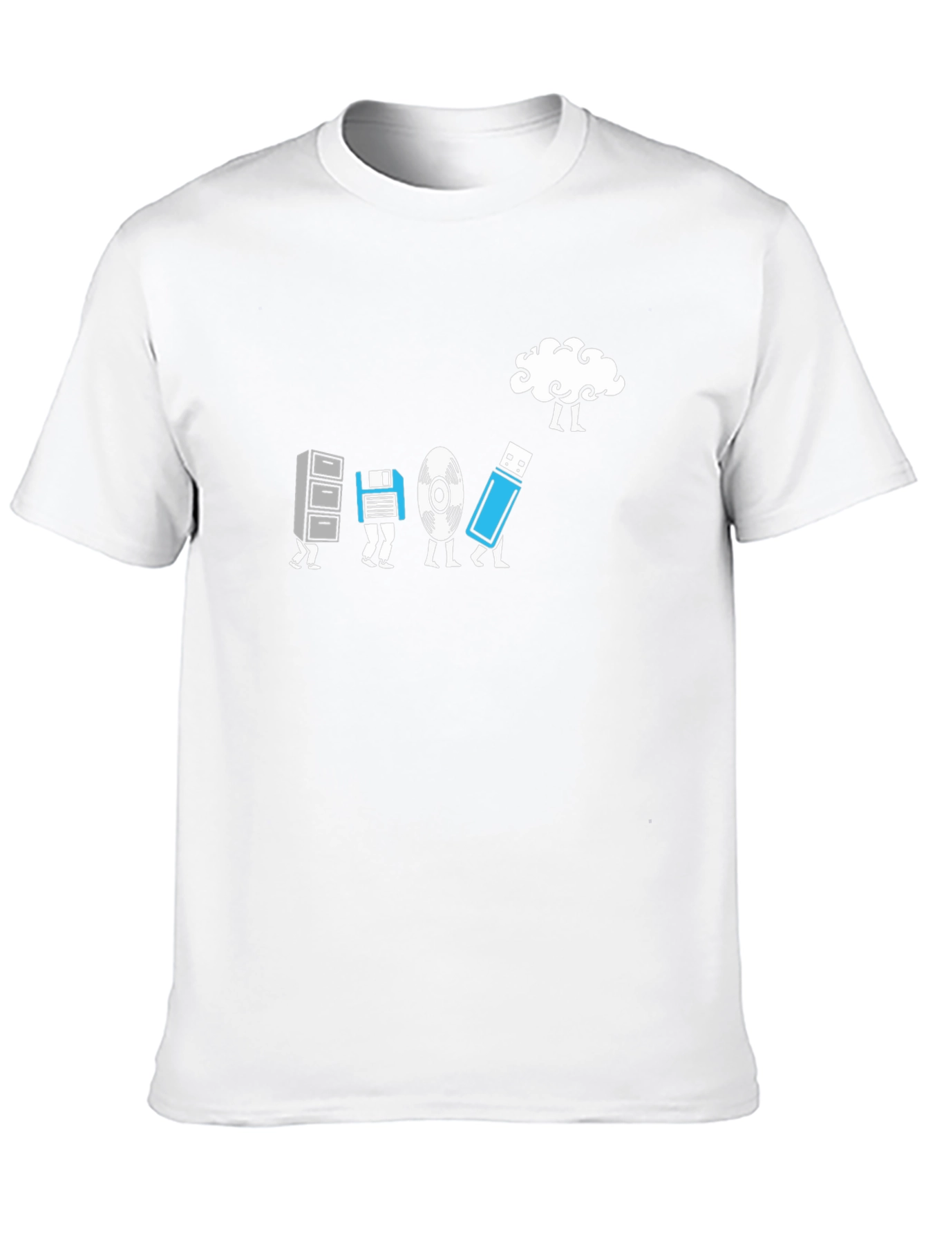 Evolution of Storage Funny Techie T-Shirt