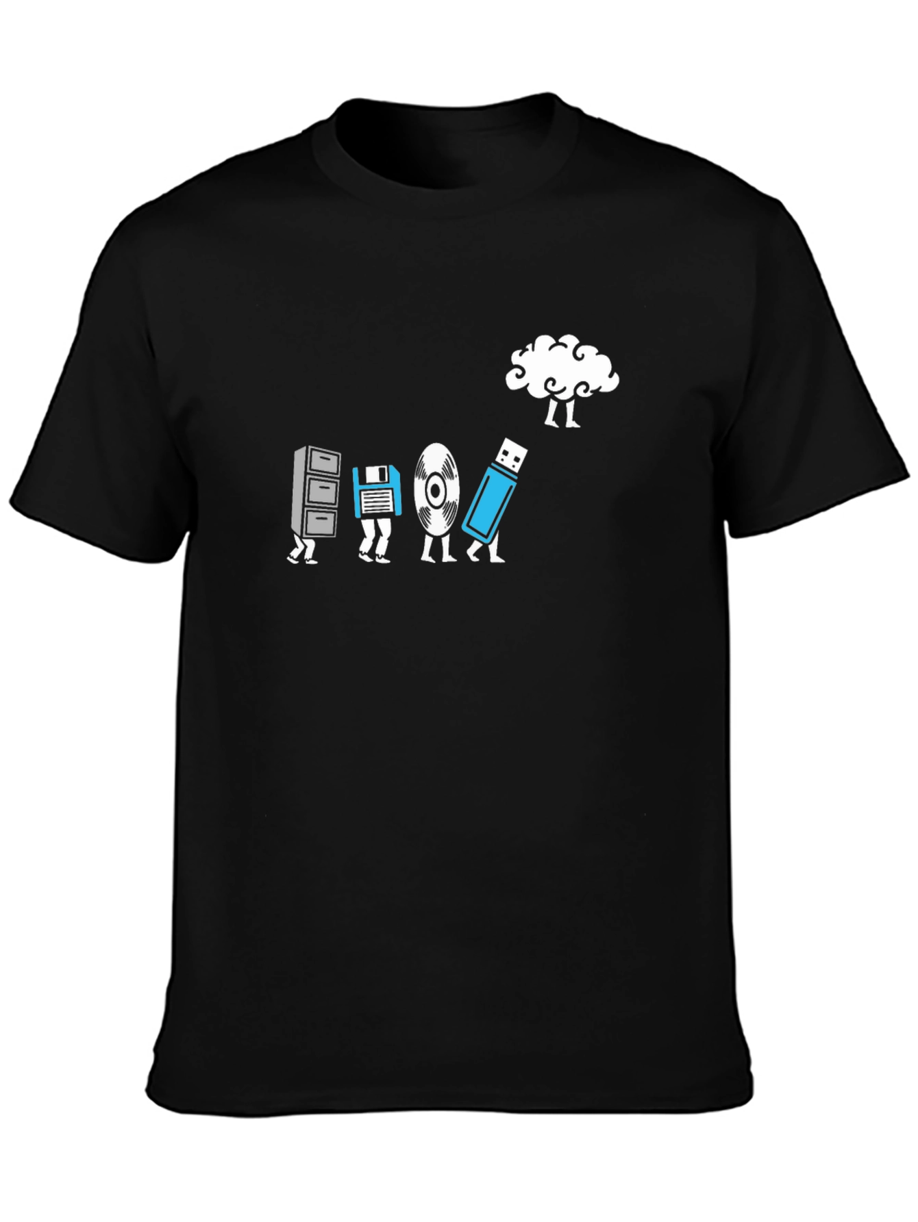 Evolution of Storage Funny Techie T-Shirt