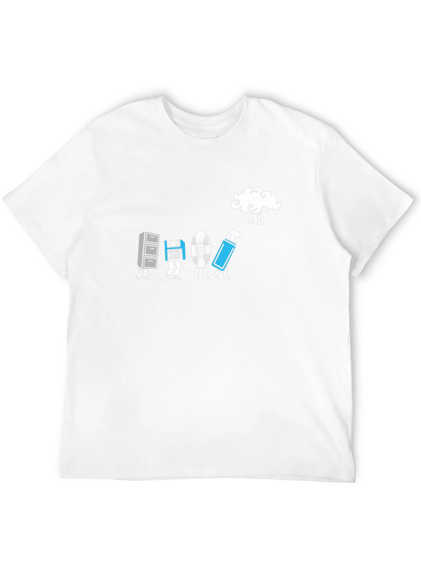 Evolution of Storage Funny Techie T-Shirt