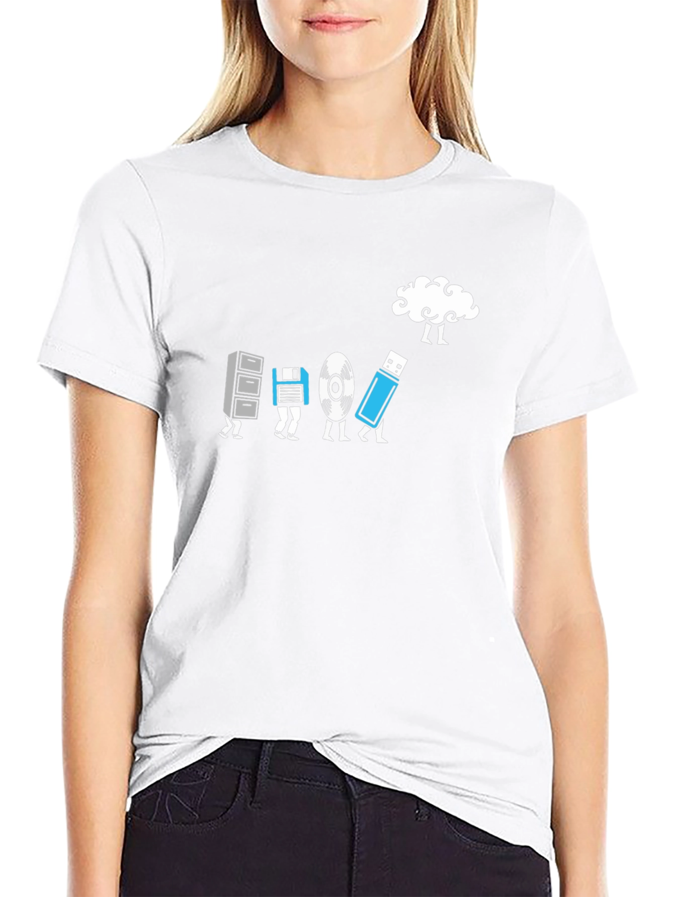 Evolution of Storage Funny Techie T-Shirt