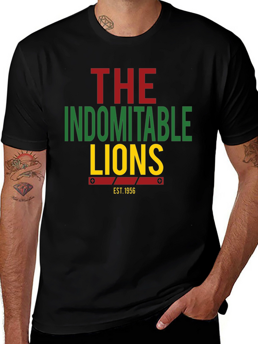The Indomitable Lions Black T-Shirt