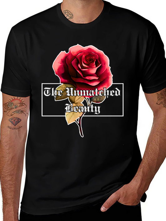The Unmatched Beauty Rose Graphic Tee