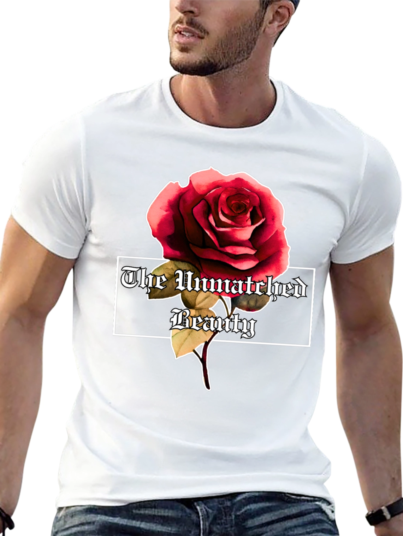 The Unmatched Beauty Rose Graphic Tee
