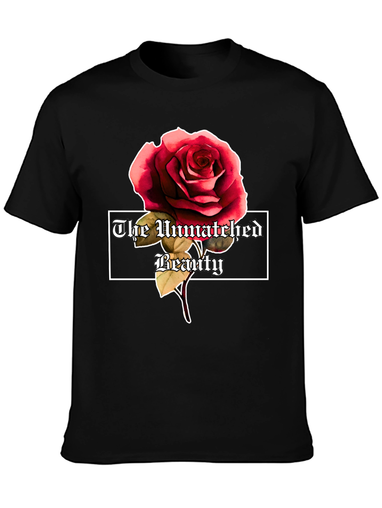 The Unmatched Beauty Rose Graphic Tee
