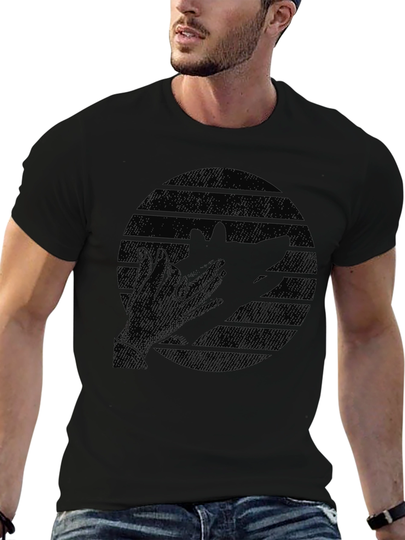 Shadow Puppet Graphic Tee - Black