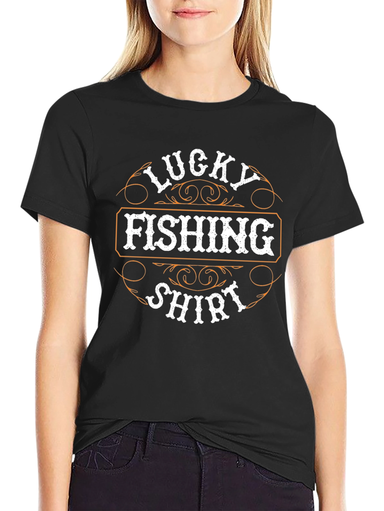 Lucky Fishing Shirt - Graphic Tee for Anglers