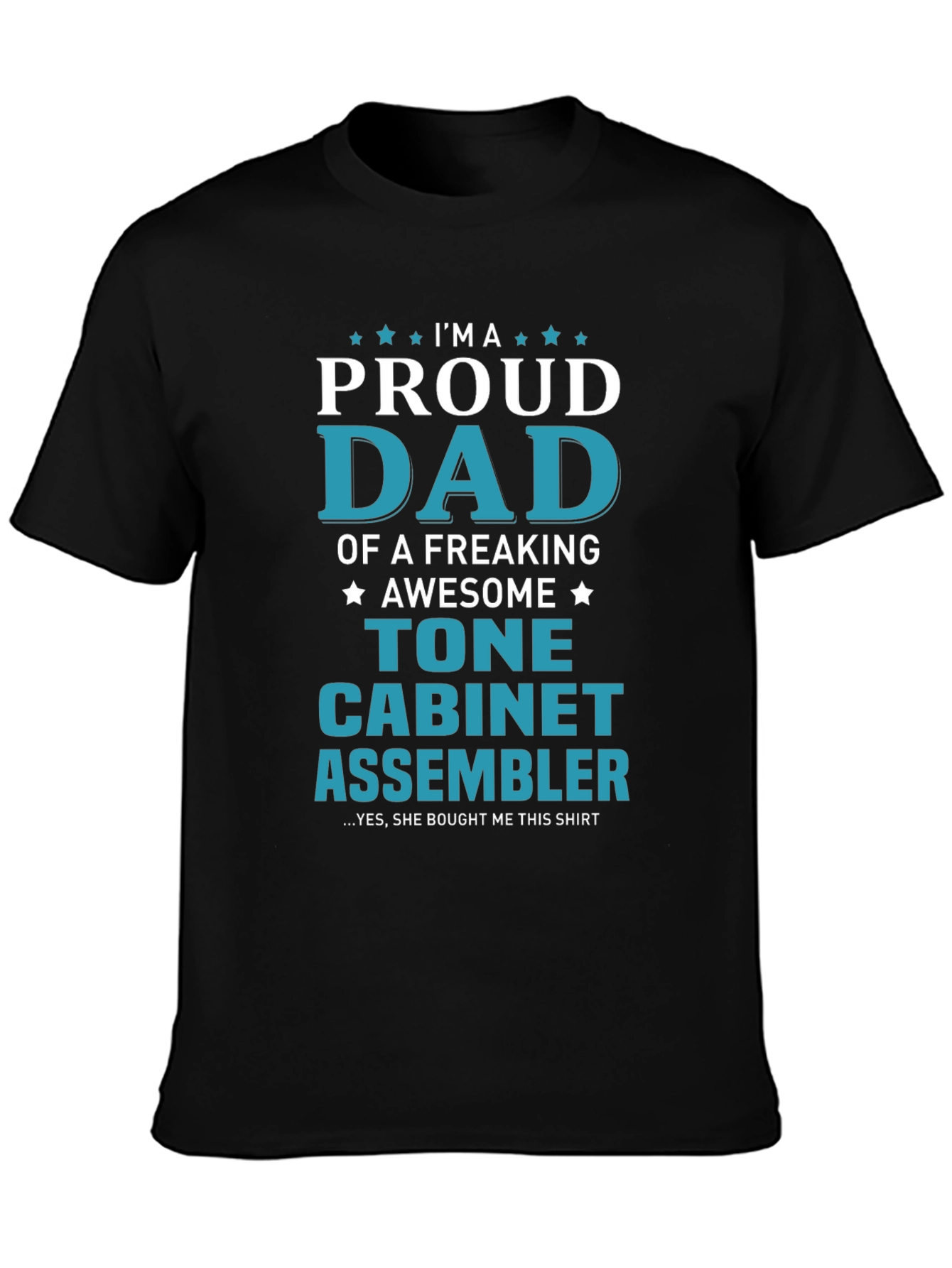 Proud Dad Tone Cabinet Assembler Graphic T-Shirt