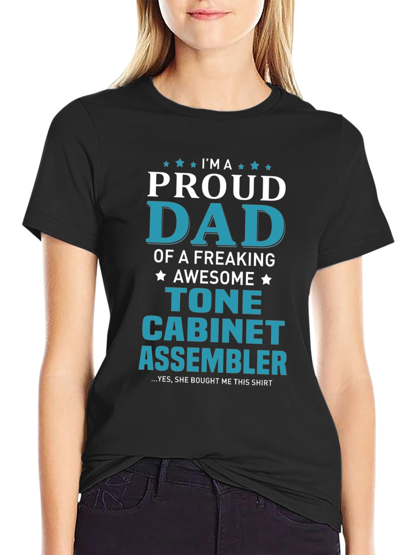 Proud Dad Tone Cabinet Assembler Graphic T-Shirt