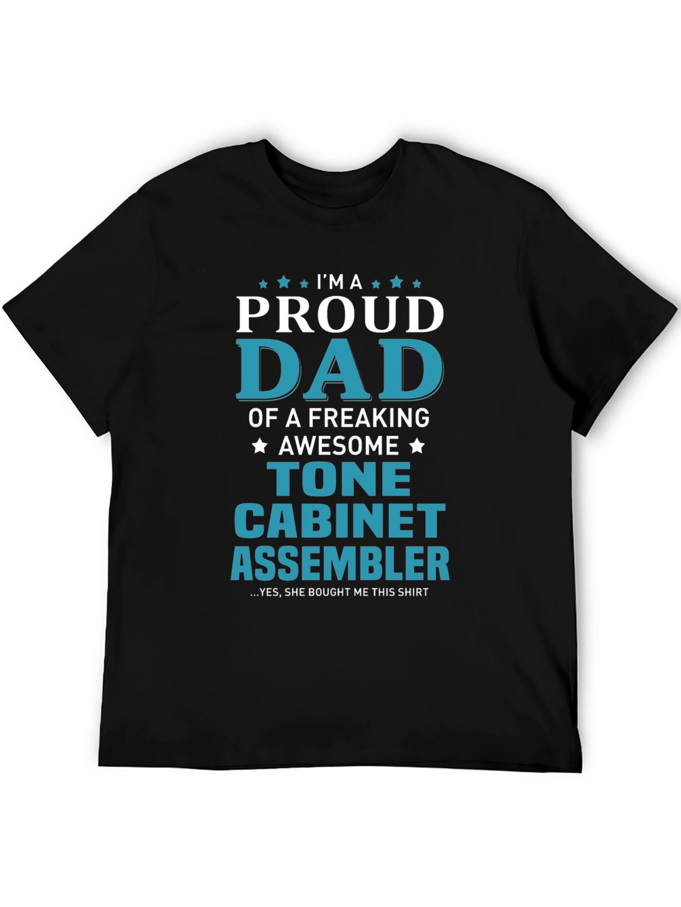 Proud Dad Tone Cabinet Assembler Graphic T-Shirt