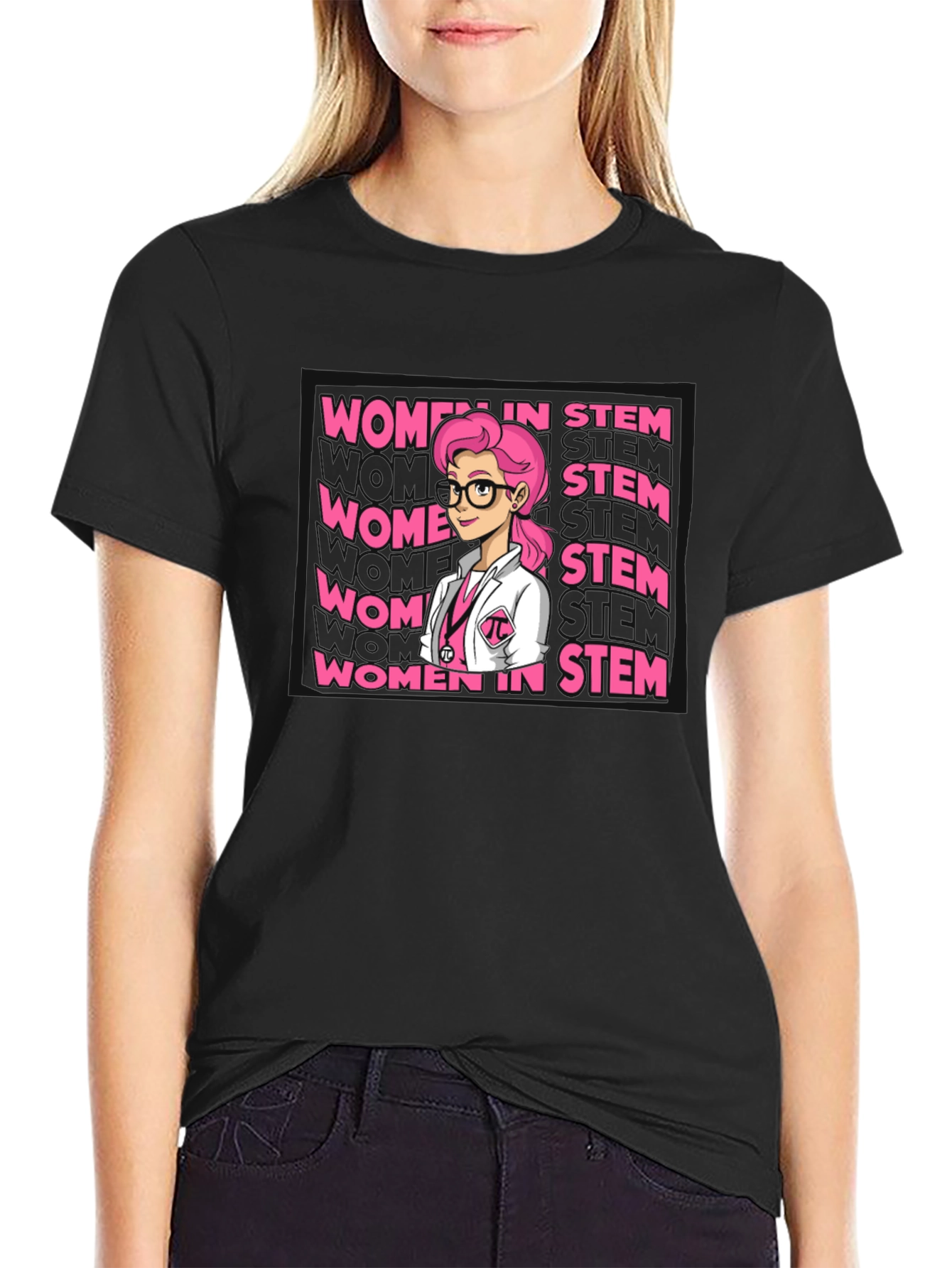 Women in STEM T-Shirt - Black