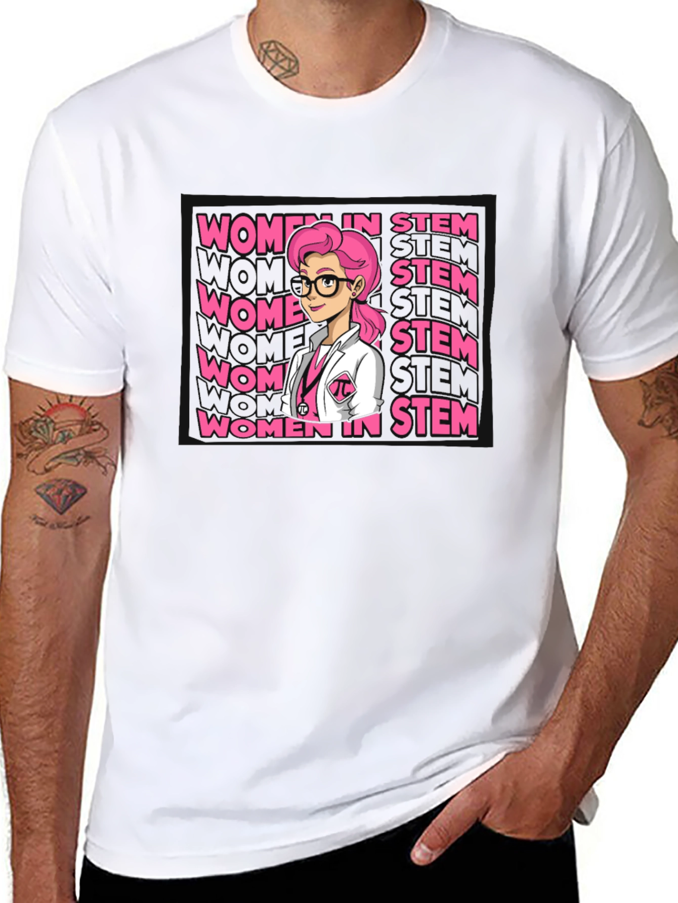 Women in STEM T-Shirt - Black