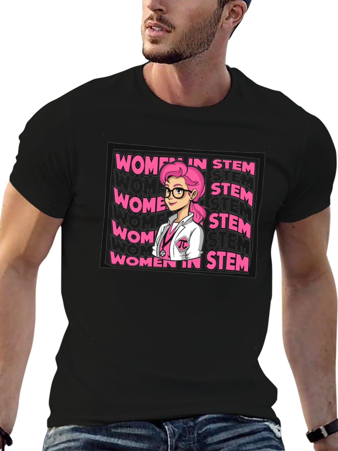 Women in STEM T-Shirt - Black