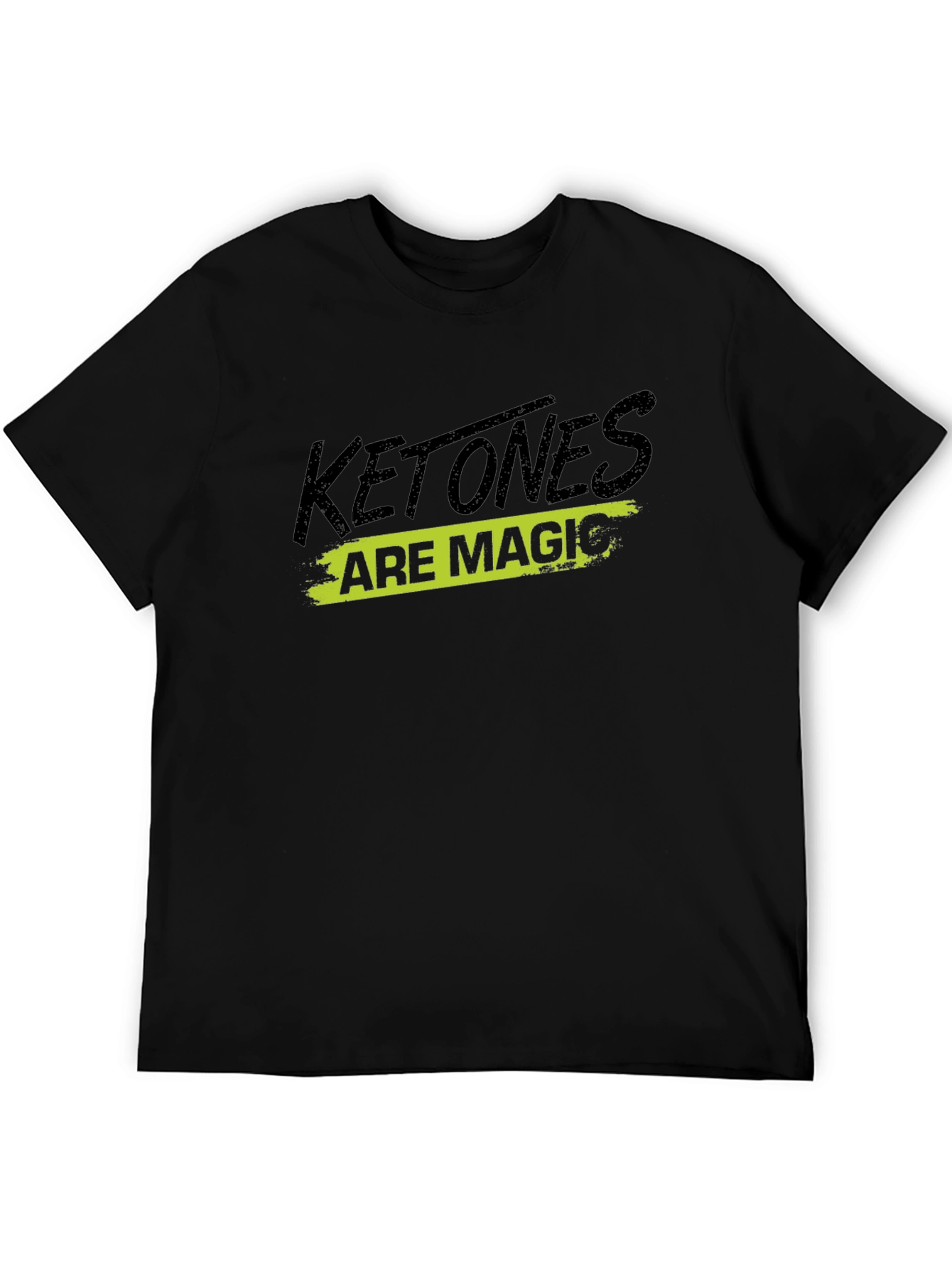 Ketones Are Magic Black Graphic T-Shirt