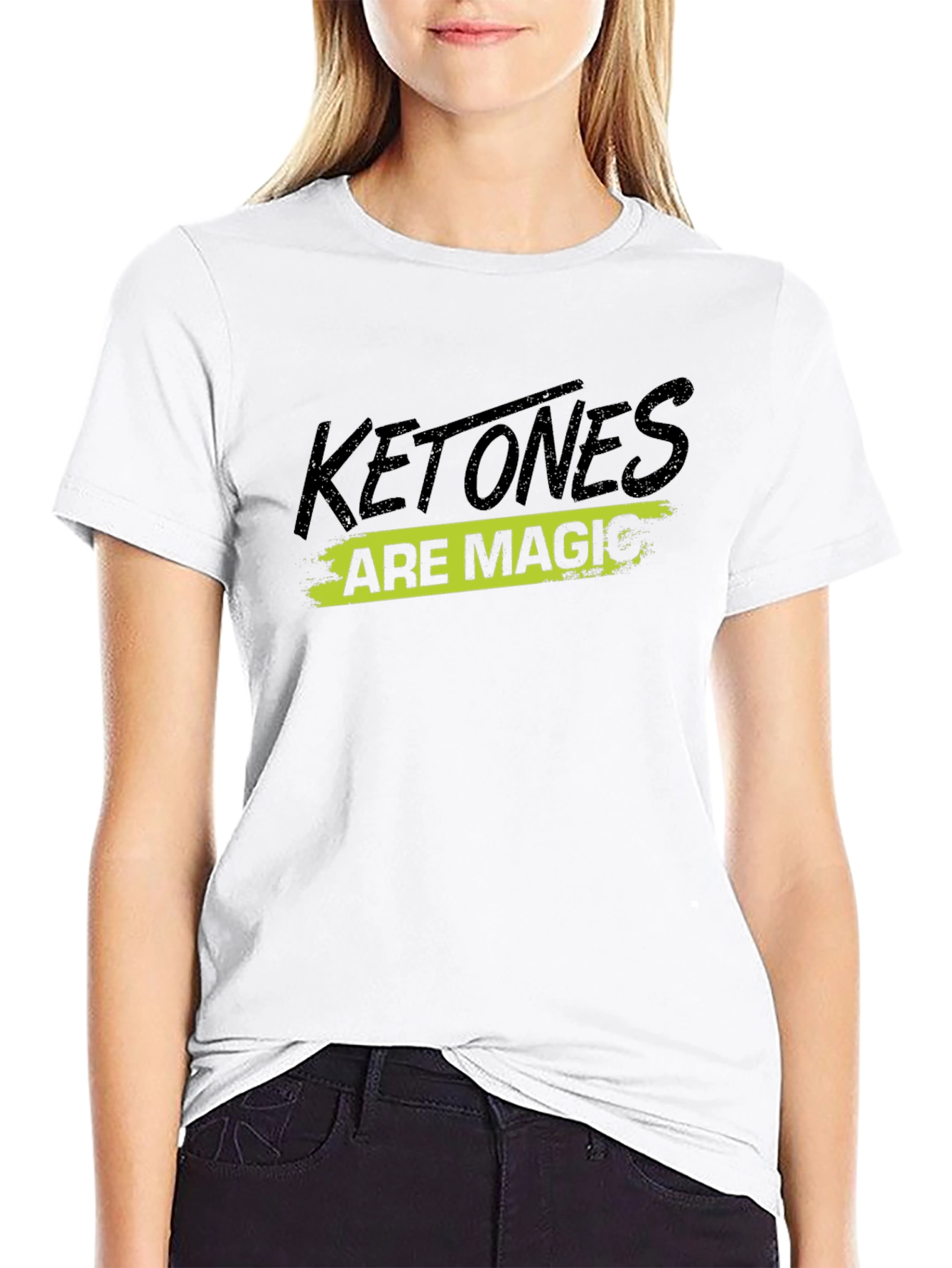 Ketones Are Magic Black Graphic T-Shirt
