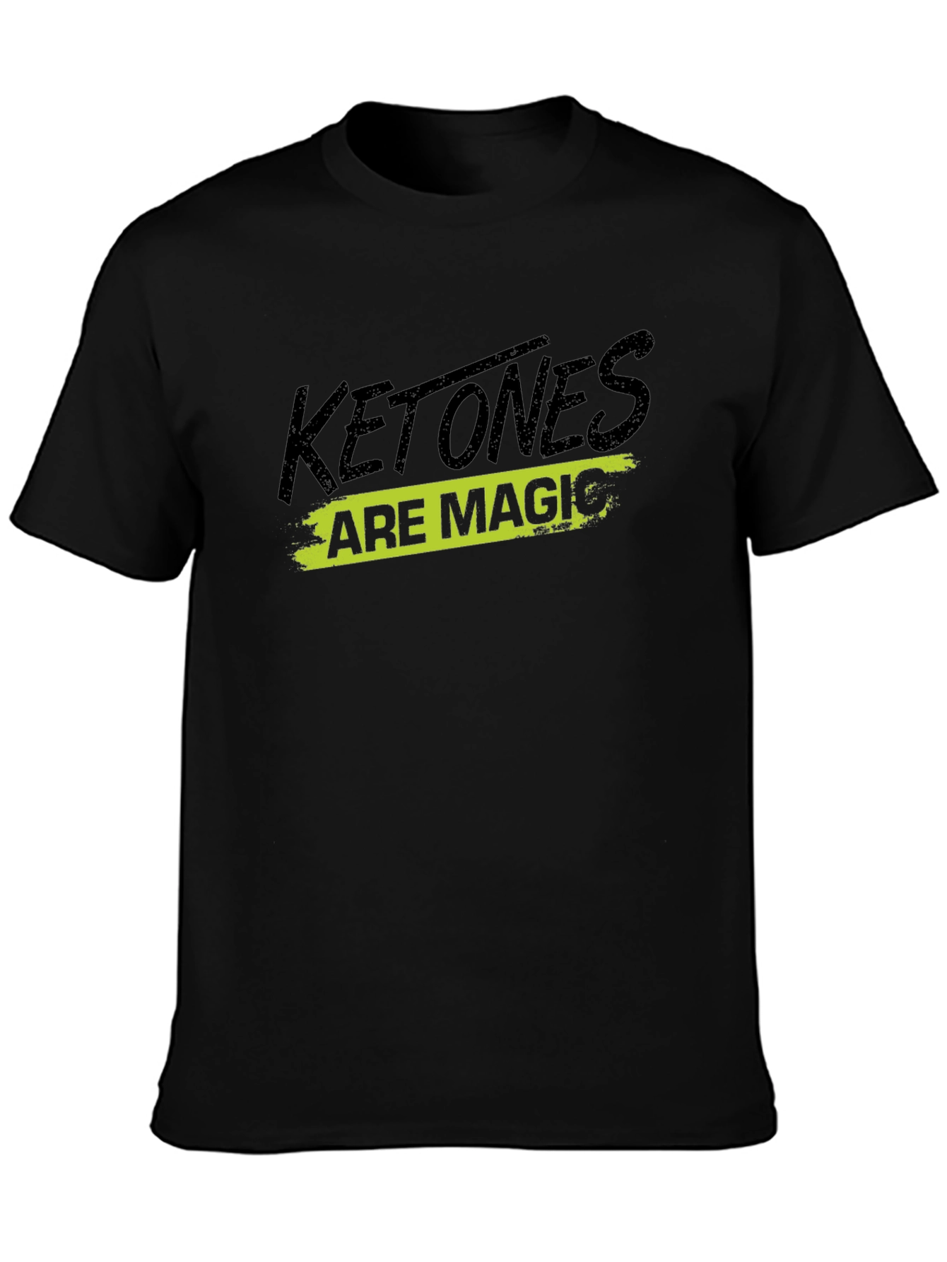 Ketones Are Magic Black Graphic T-Shirt