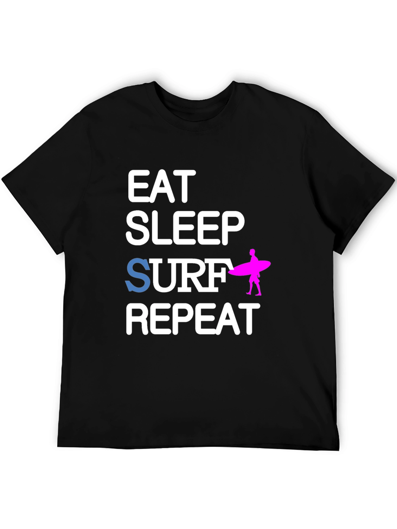 Eat Sleep Surf Repeat Graphic Tee