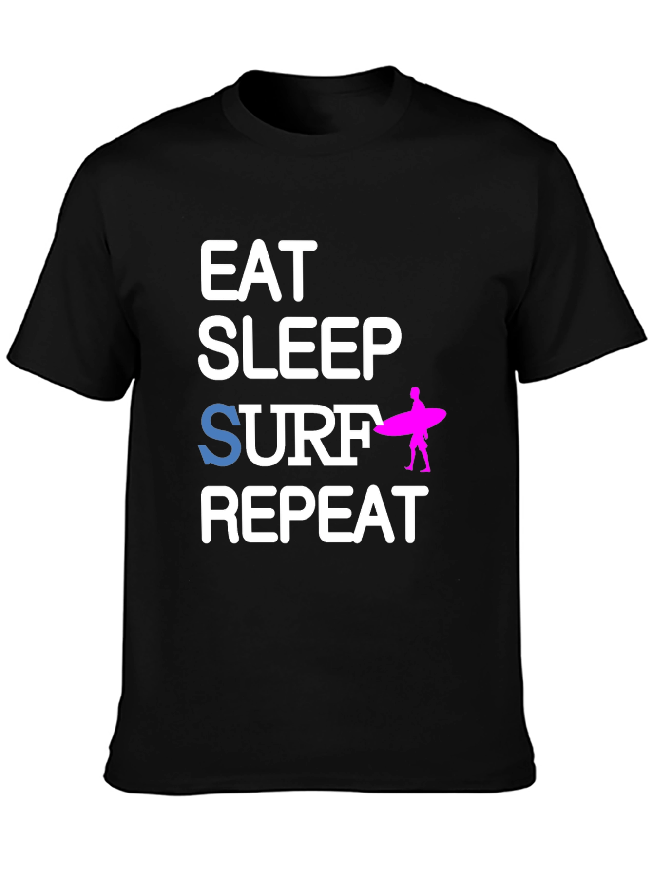 Eat Sleep Surf Repeat Graphic Tee