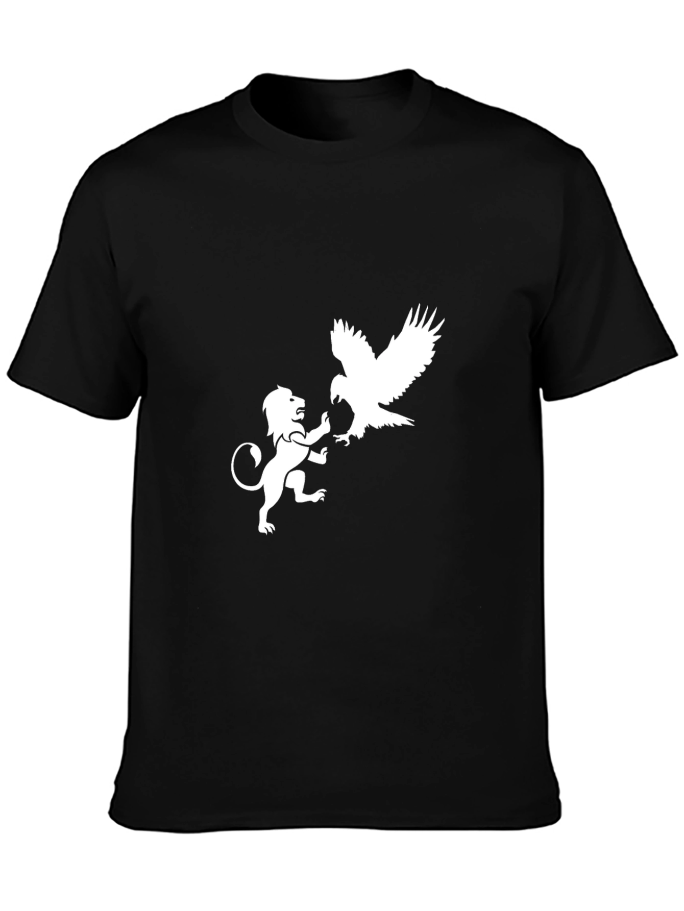 Lion vs Eagle Graphic T-Shirt