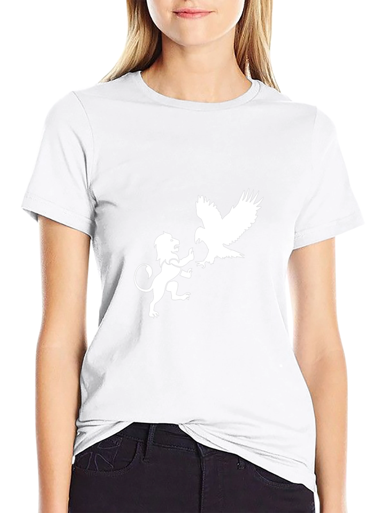 Lion vs Eagle Graphic T-Shirt