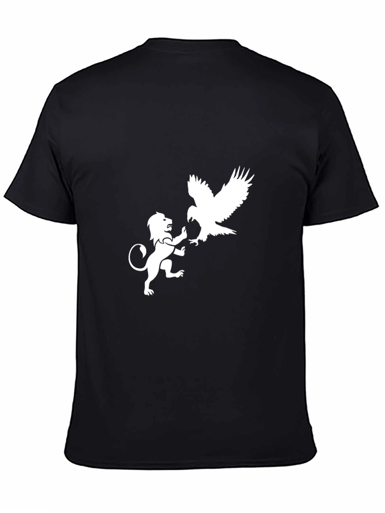 Lion vs Eagle Graphic T-Shirt