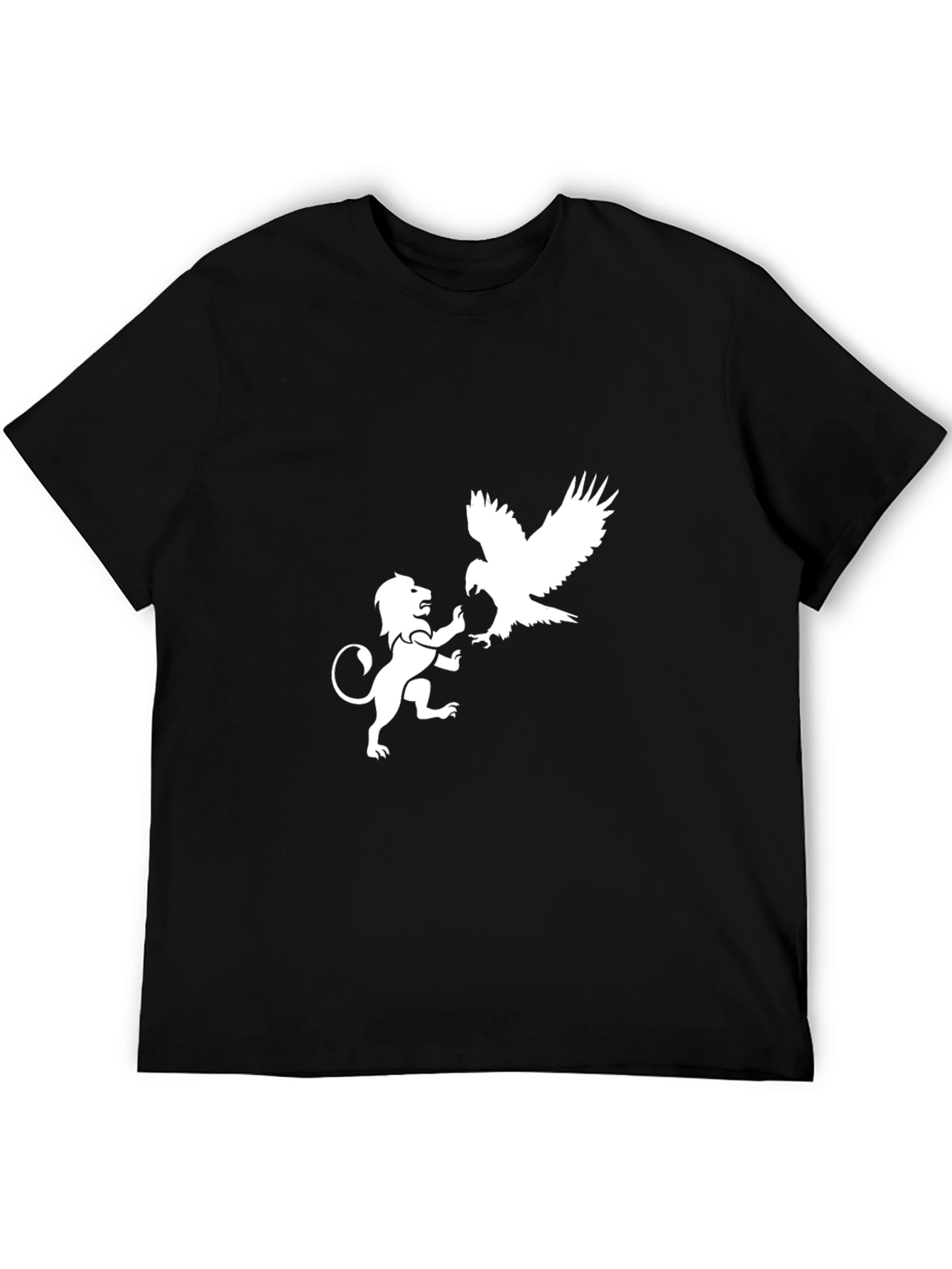 Lion vs Eagle Graphic T-Shirt