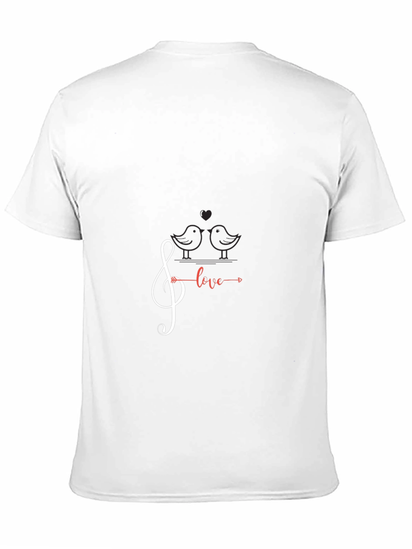 Musical Love Graphic Tee - Black
