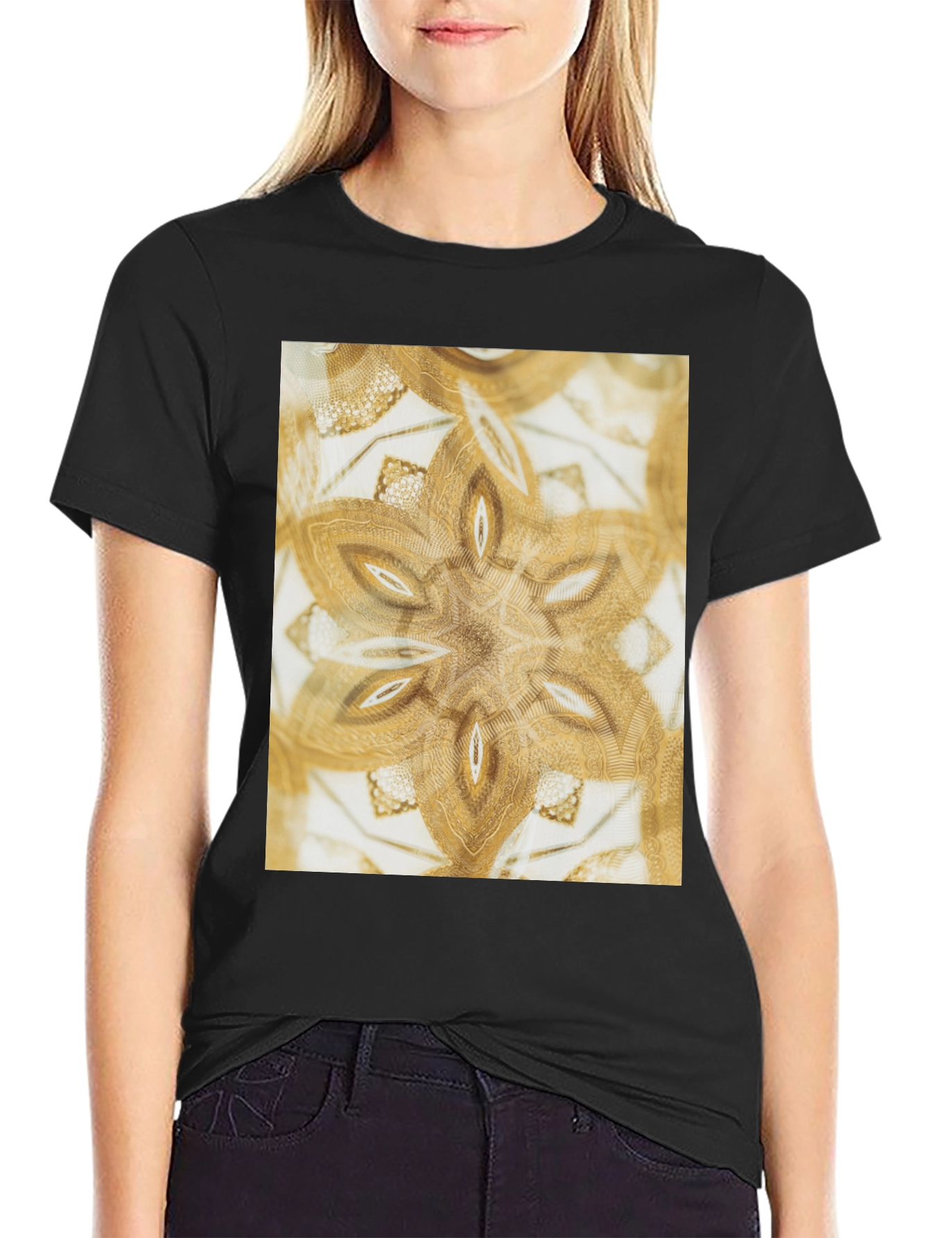 Kaleidoscope Graphic Tee - Black
