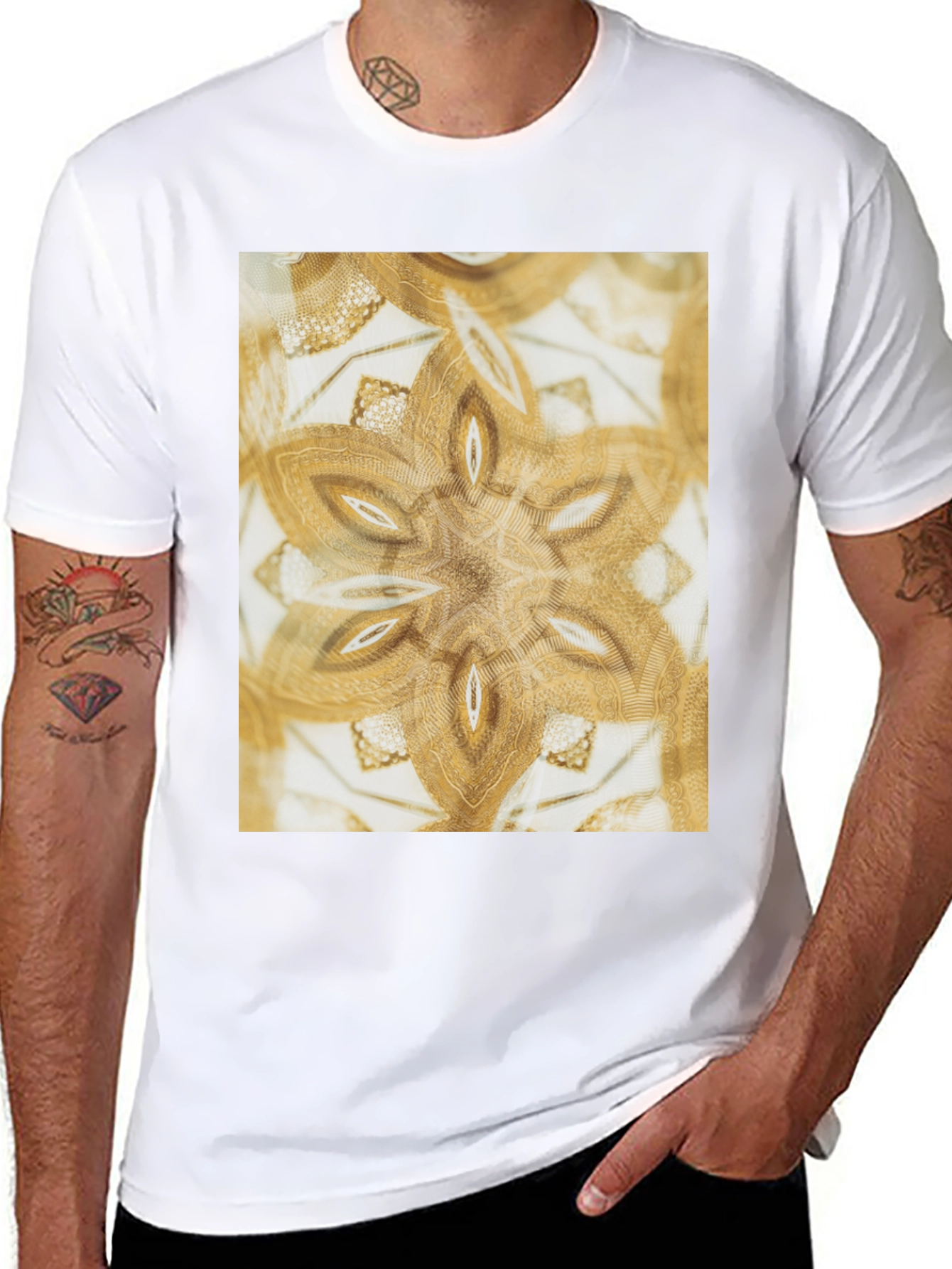 Kaleidoscope Graphic Tee - Black