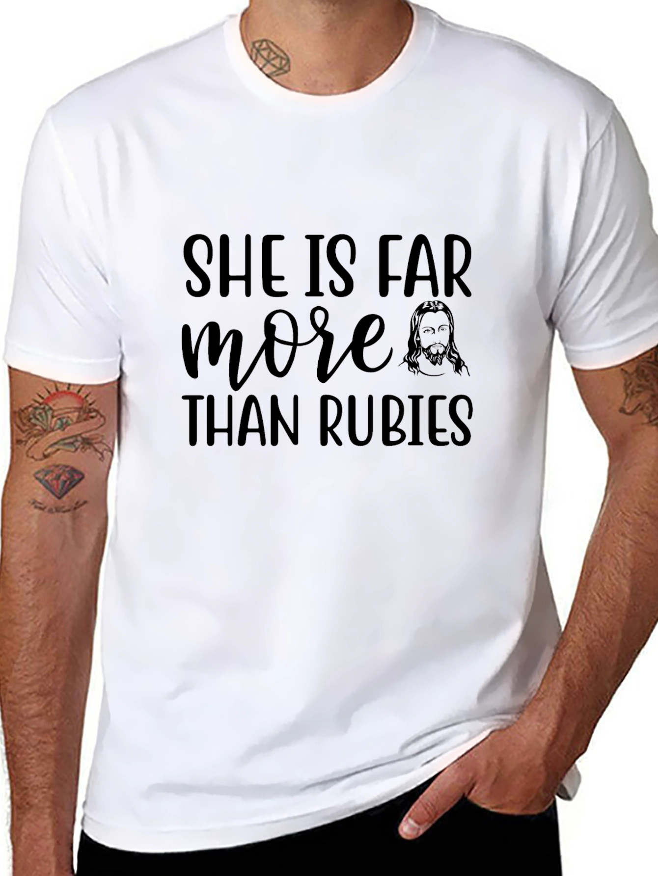 She Is Far More Than Rubies Christian T-Shirt