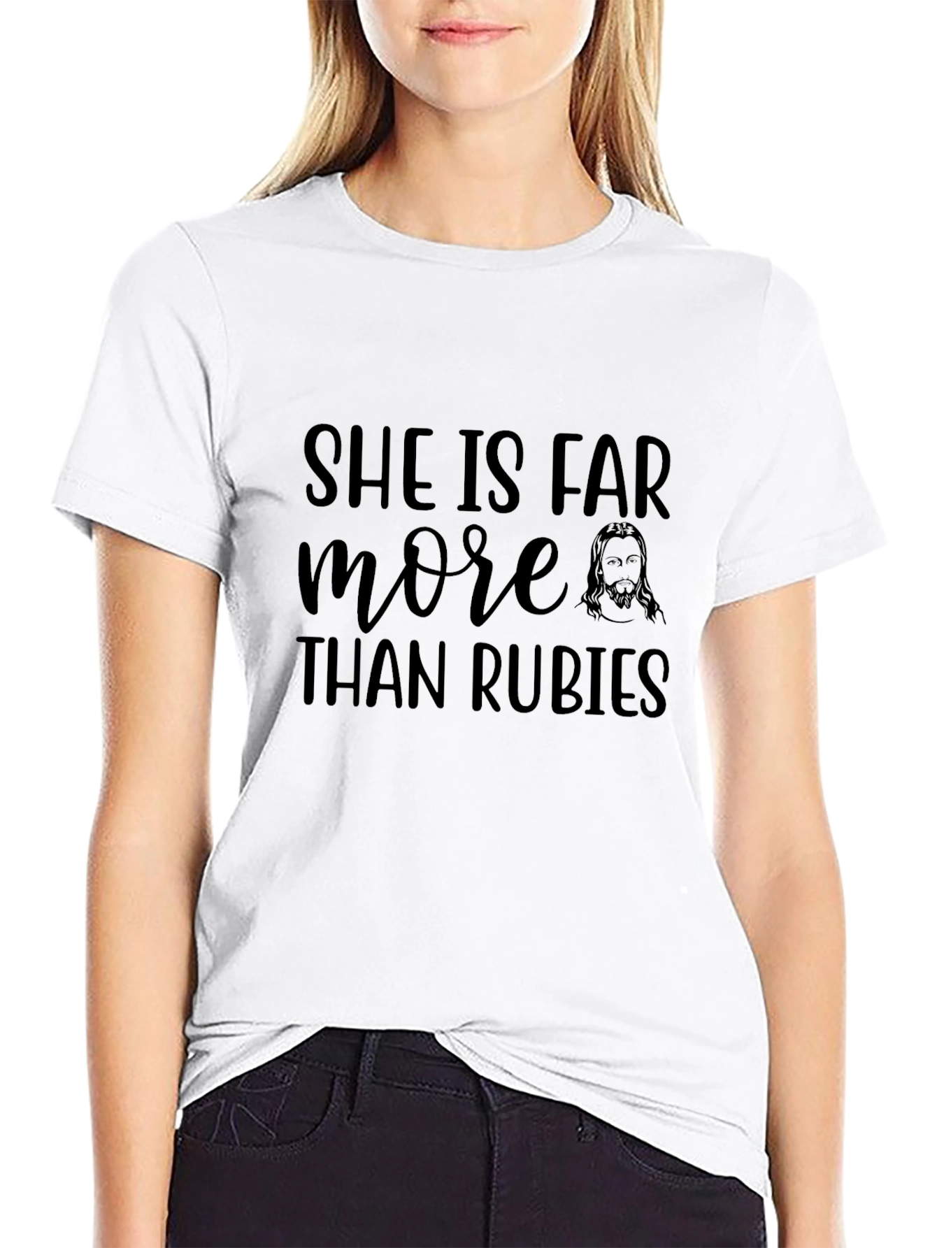 She Is Far More Than Rubies Christian T-Shirt