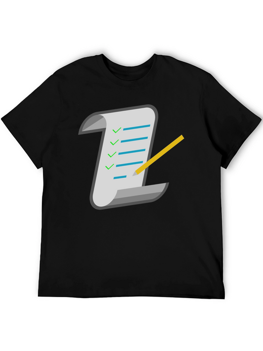 To-Do List Graphic T-Shirt - Black
