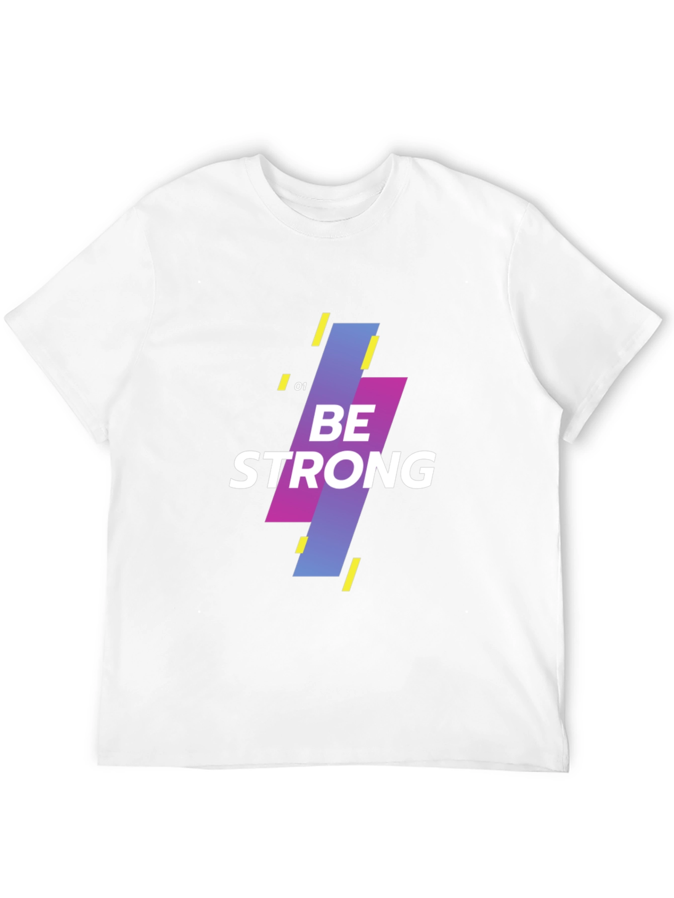 Be Strong Graphic Tee - Black Cotton T-Shirt