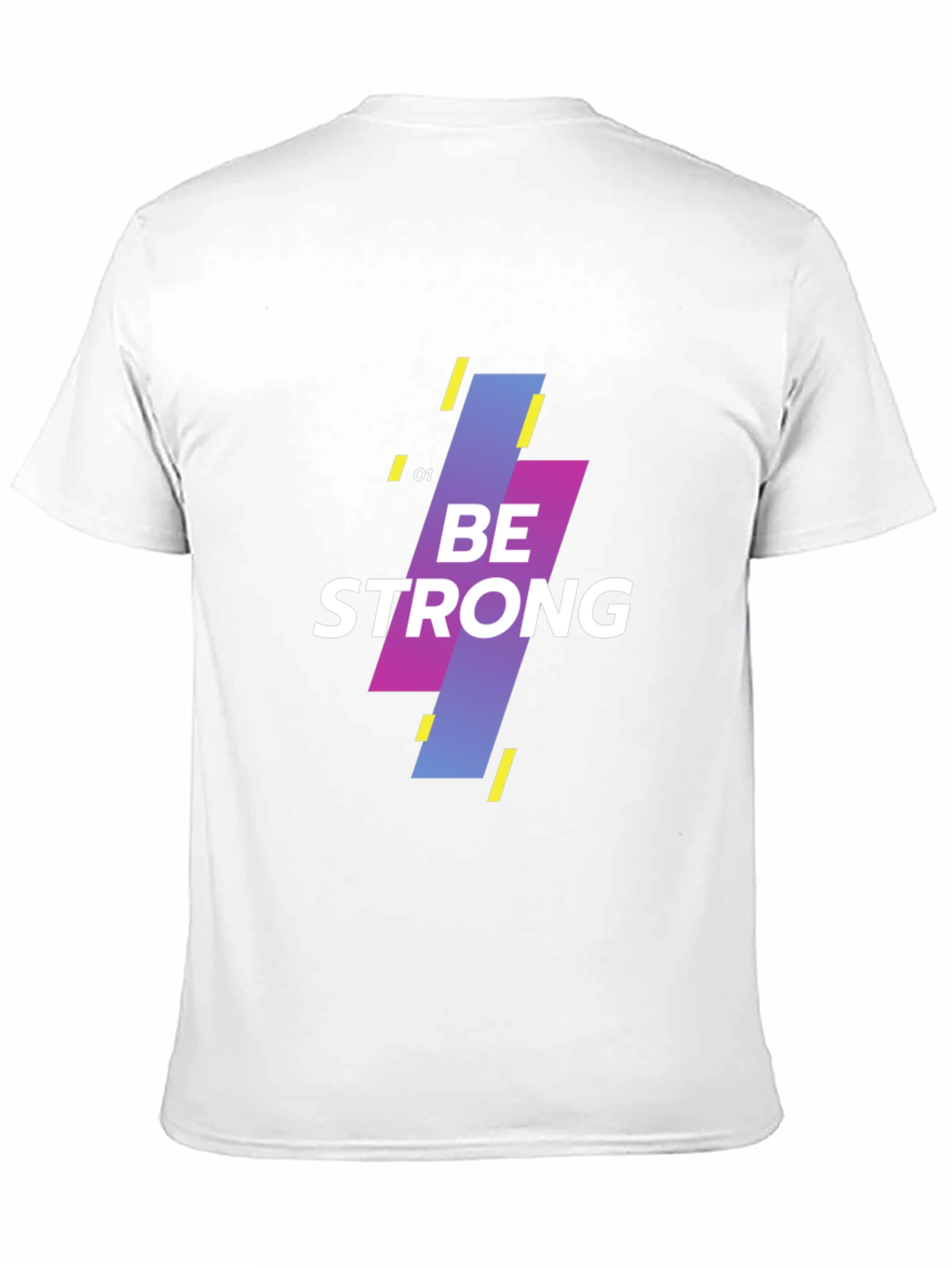 Be Strong Graphic Tee - Black Cotton T-Shirt