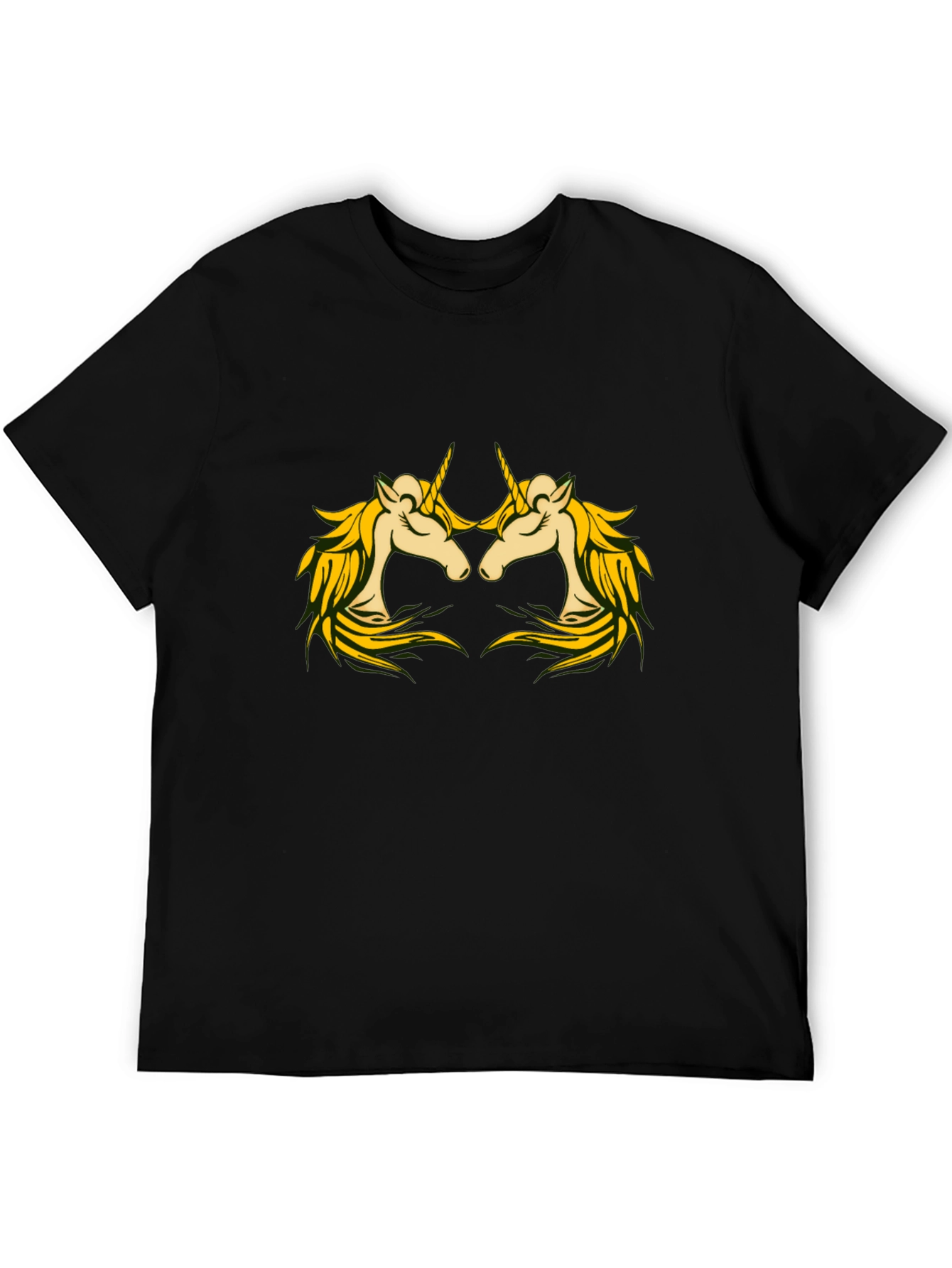 Unicorns Black T-Shirt Magical Creature Tee