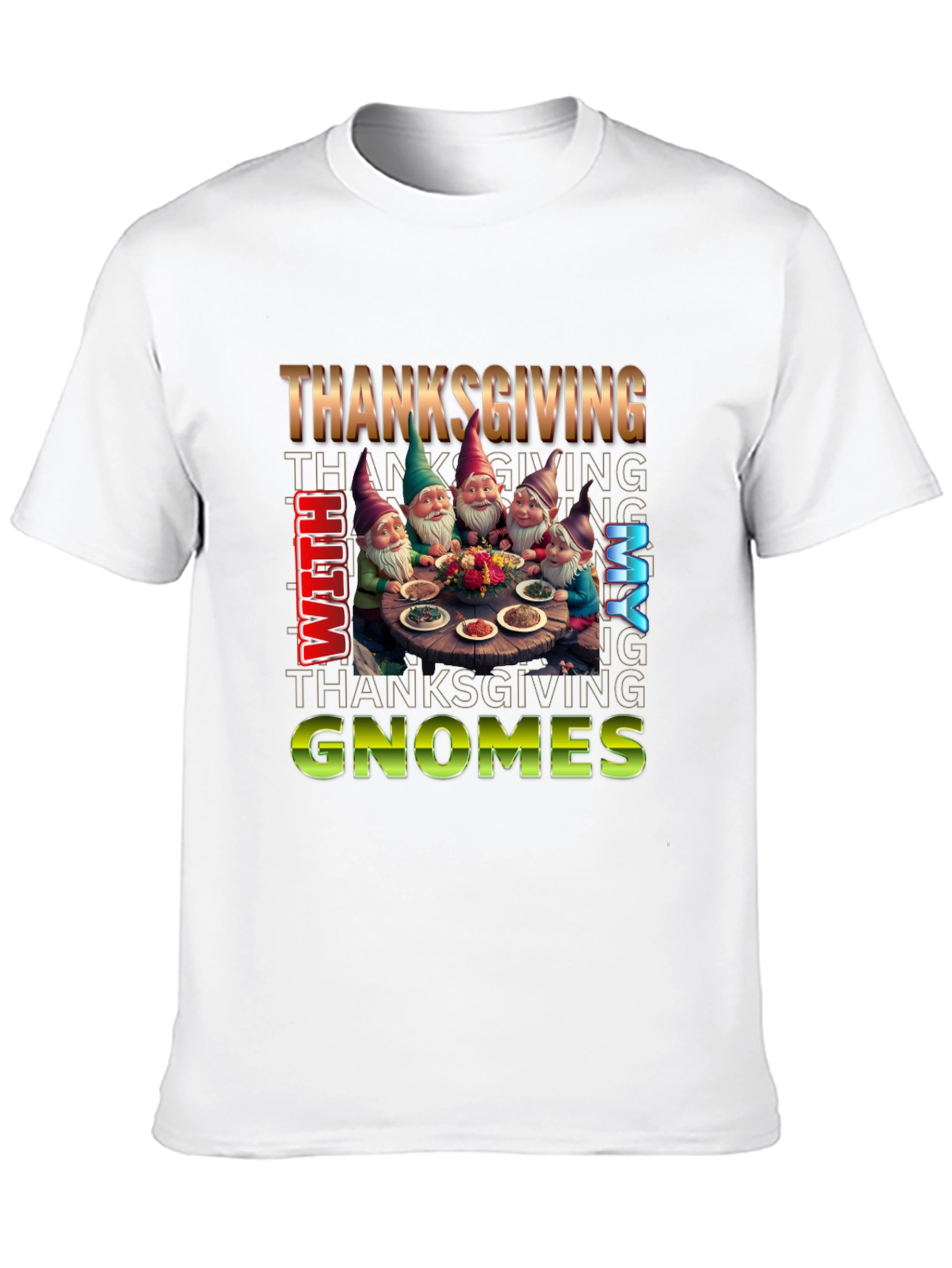Thanksgiving With My Gnomes T-Shirt