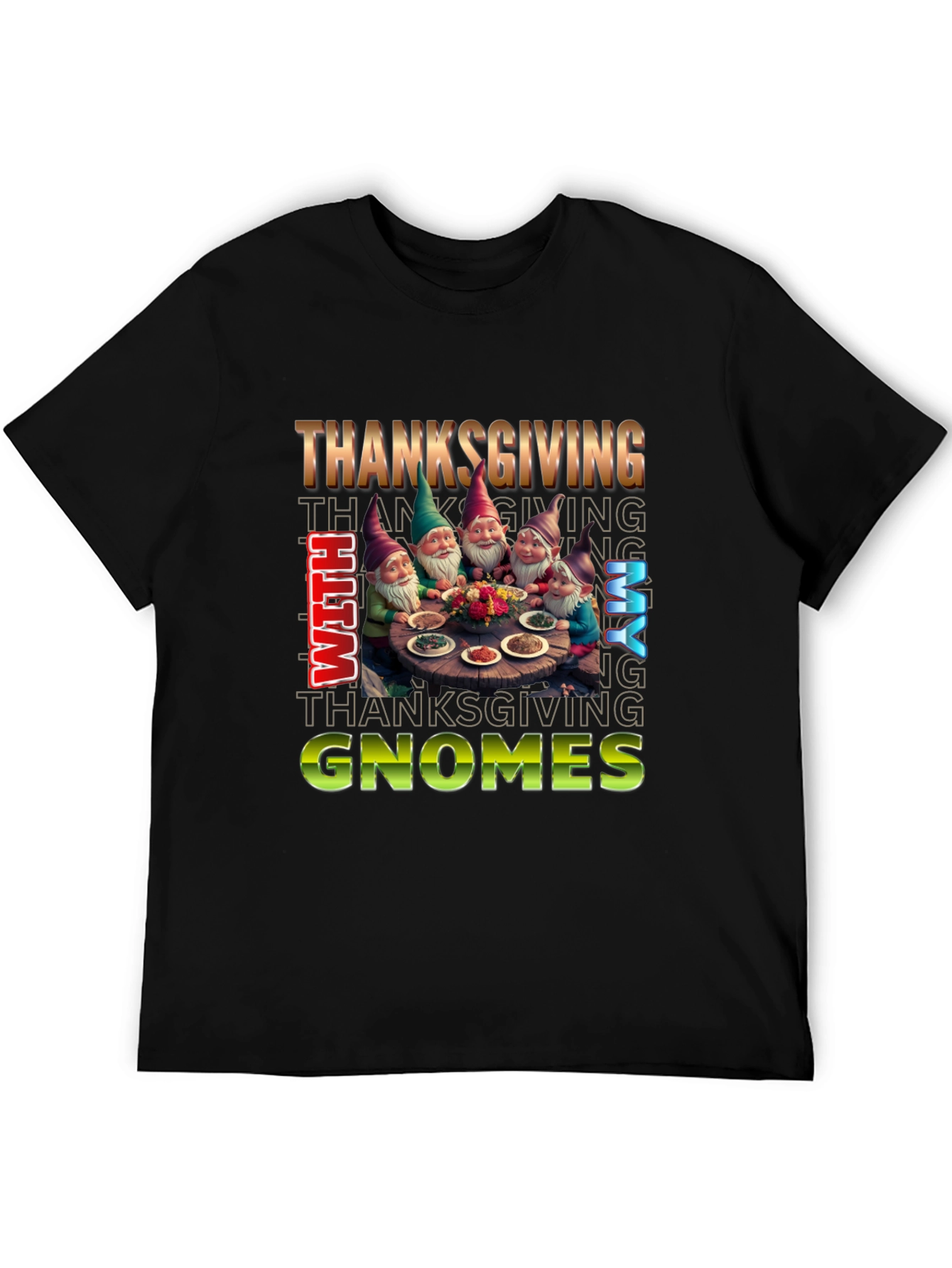 Thanksgiving With My Gnomes T-Shirt