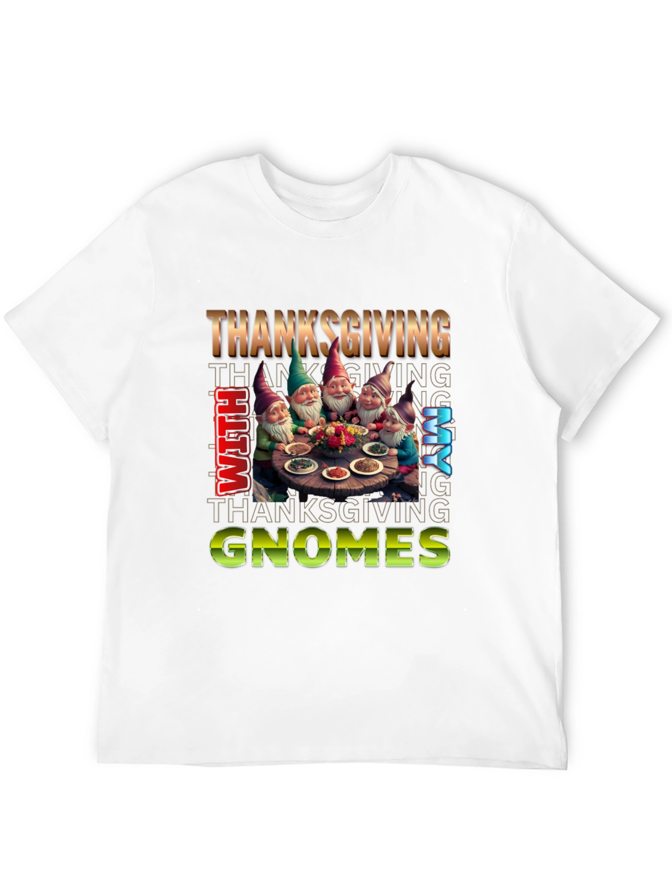 Thanksgiving With My Gnomes T-Shirt