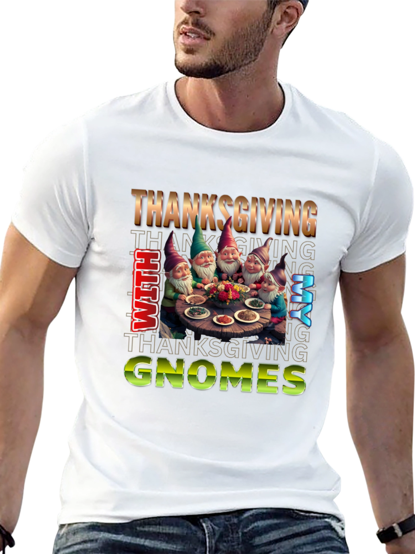 Thanksgiving With My Gnomes T-Shirt