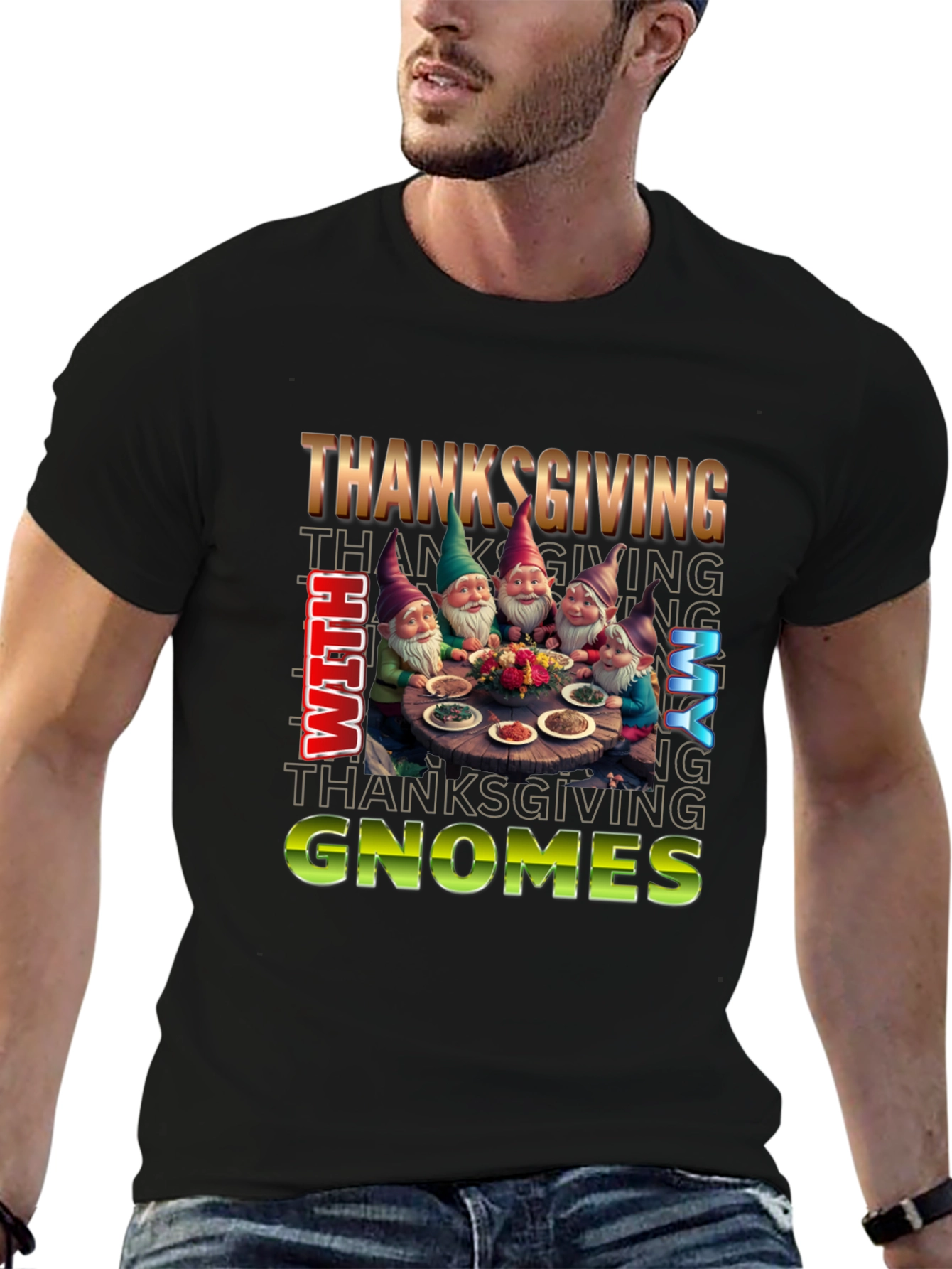 Thanksgiving With My Gnomes T-Shirt