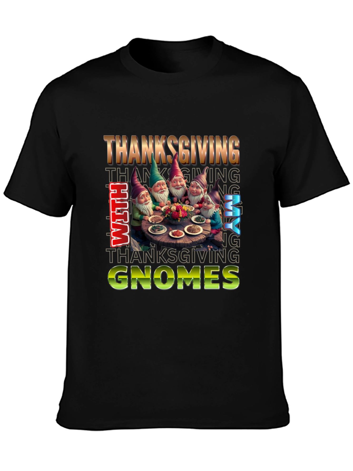Thanksgiving With My Gnomes T-Shirt
