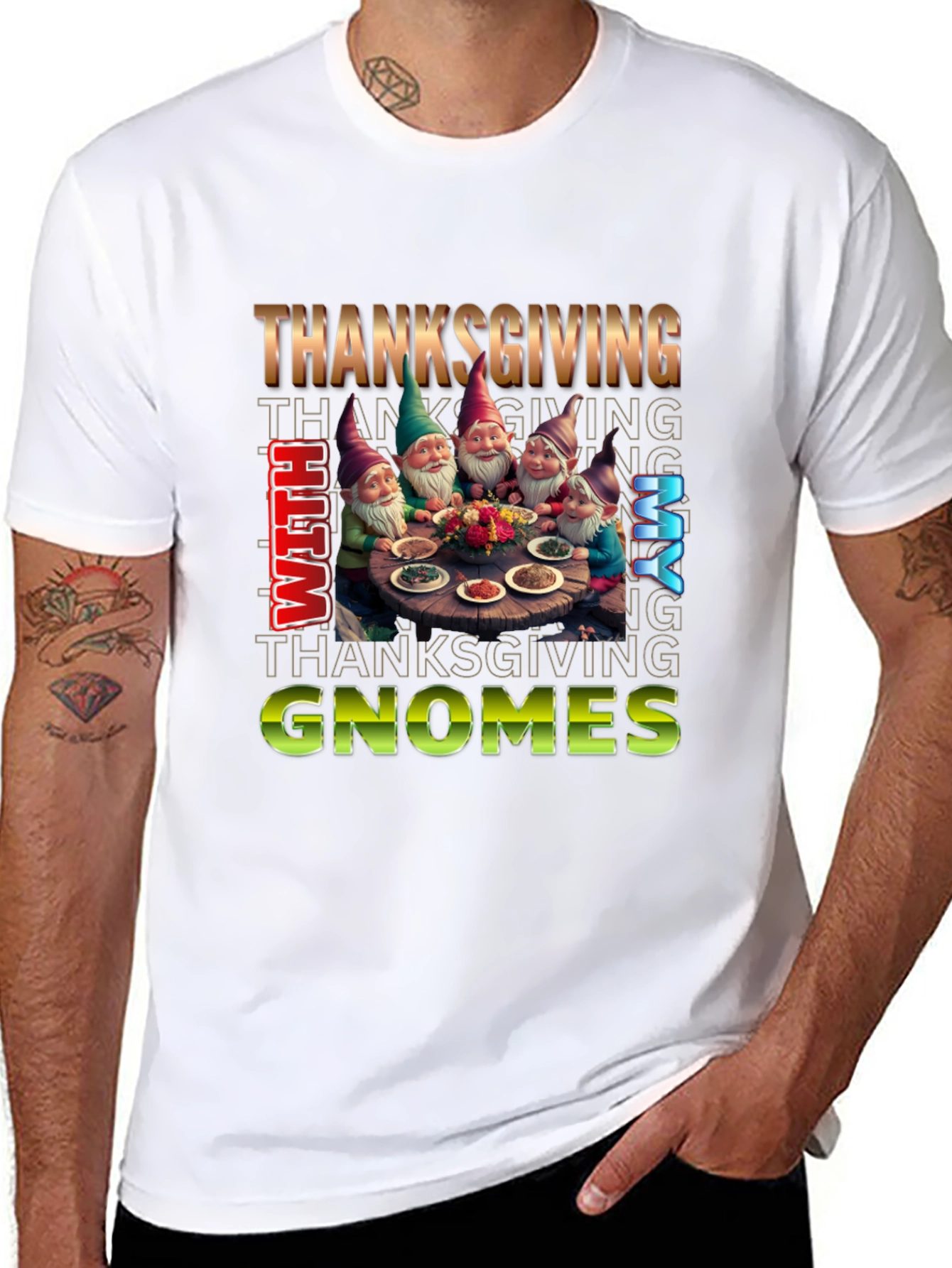 Thanksgiving With My Gnomes T-Shirt