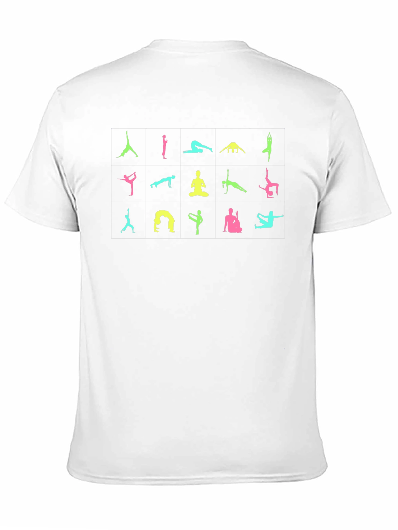 Yoga Pose Graphic Black T-Shirt