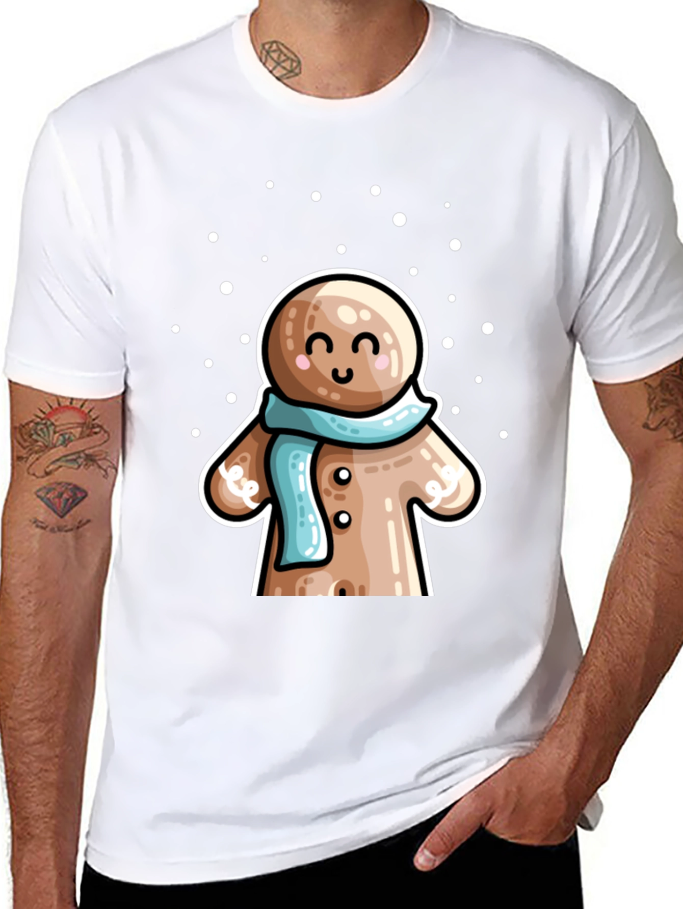 Gingerbread Man Holiday T-Shirt