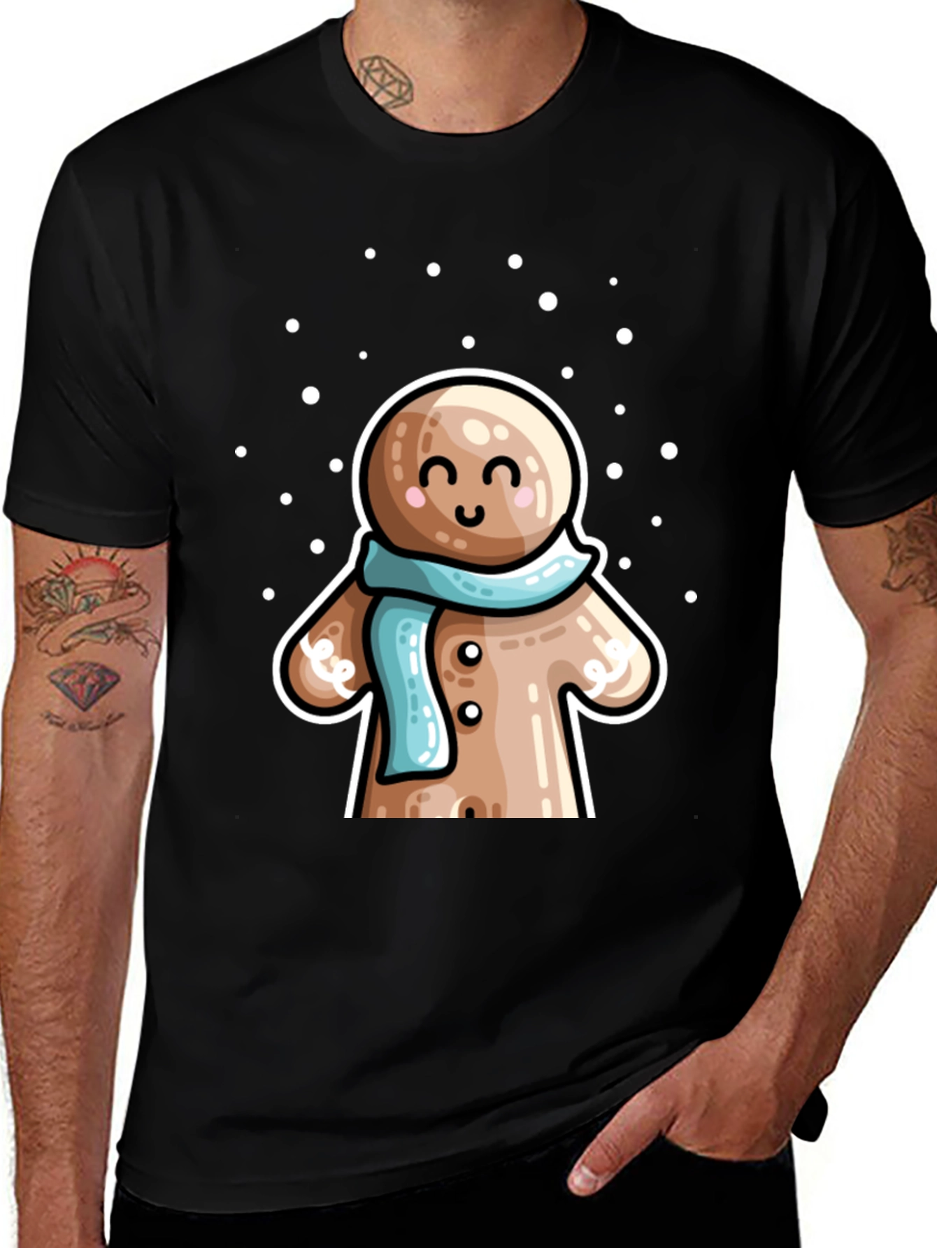 Gingerbread Man Holiday T-Shirt