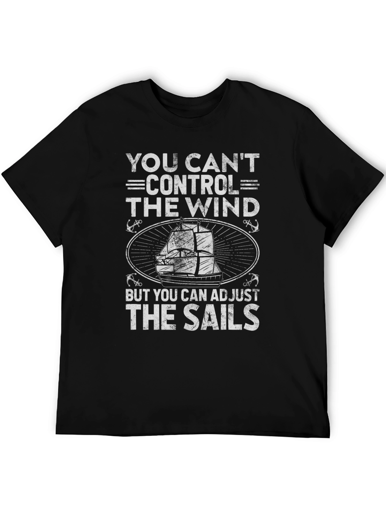 Nautical Wisdom Tee: Adjust Your Sails Shirt