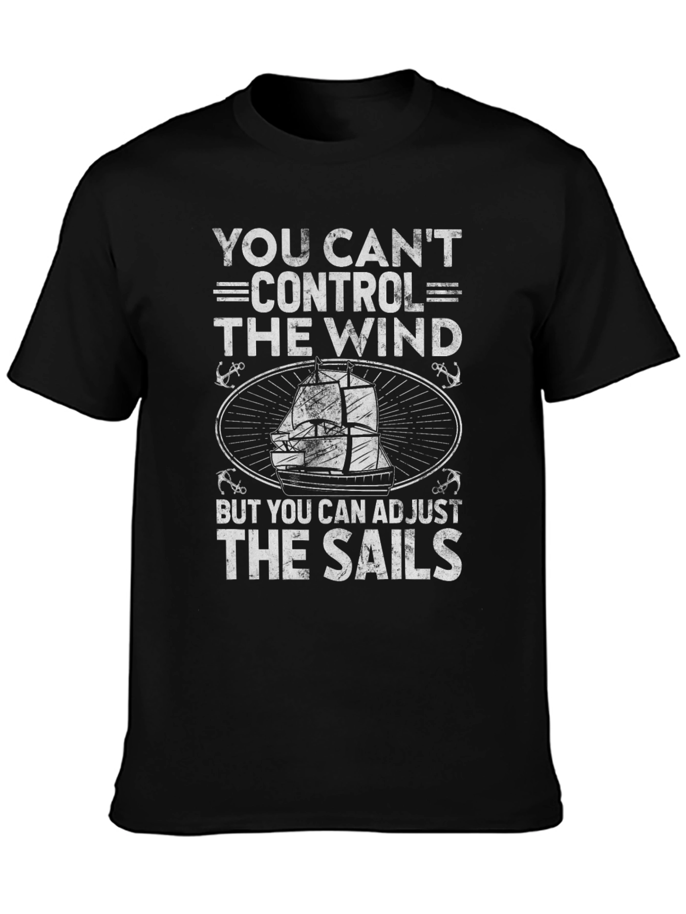 Nautical Wisdom Tee: Adjust Your Sails Shirt