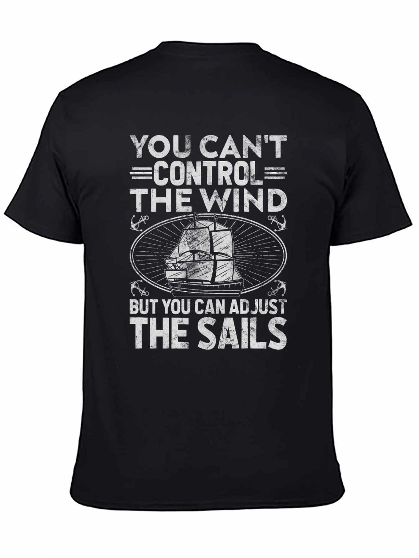 Nautical Wisdom Tee: Adjust Your Sails Shirt
